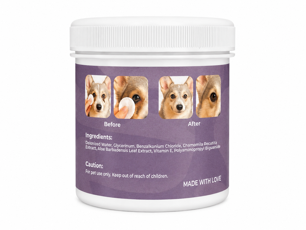 Pet Eye Cleaning Wipes for Dogs & Cats