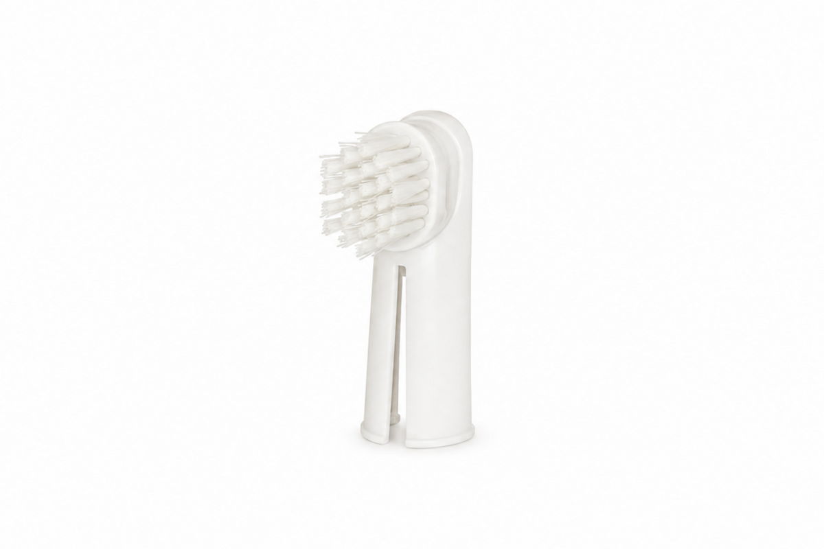 Finger Toothbrush with Plastic Bristles